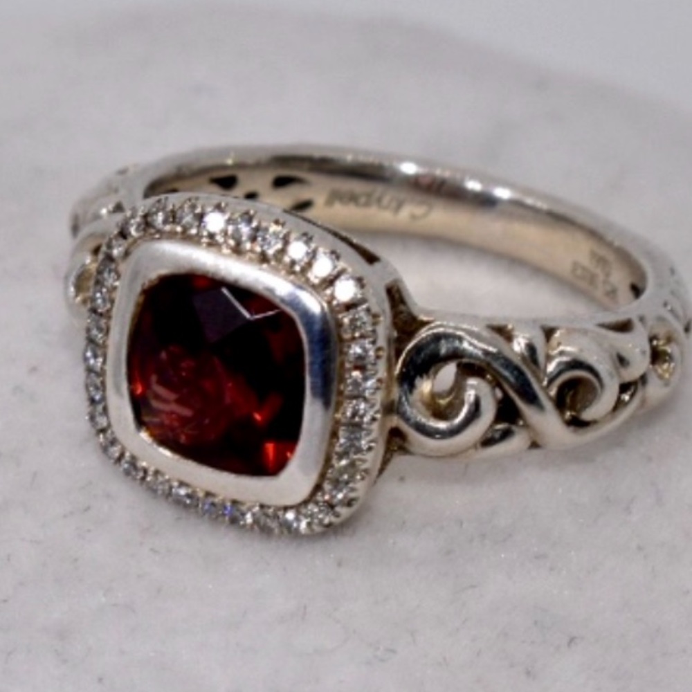 Charles Krypell Cocktail Ring 6.5 - Picture 10 of 12
